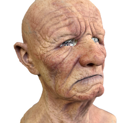 Old Man Meatneck Silicone Mask