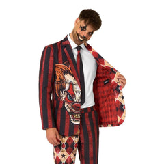 Suitmeister Scary Clown Red Adult Costume