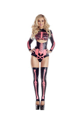 Glow In The Dark Sexy Skeleton Women's Costume