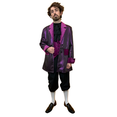 Royal Colonial Plum & Magenta Lord Thom Men's Adult Costume