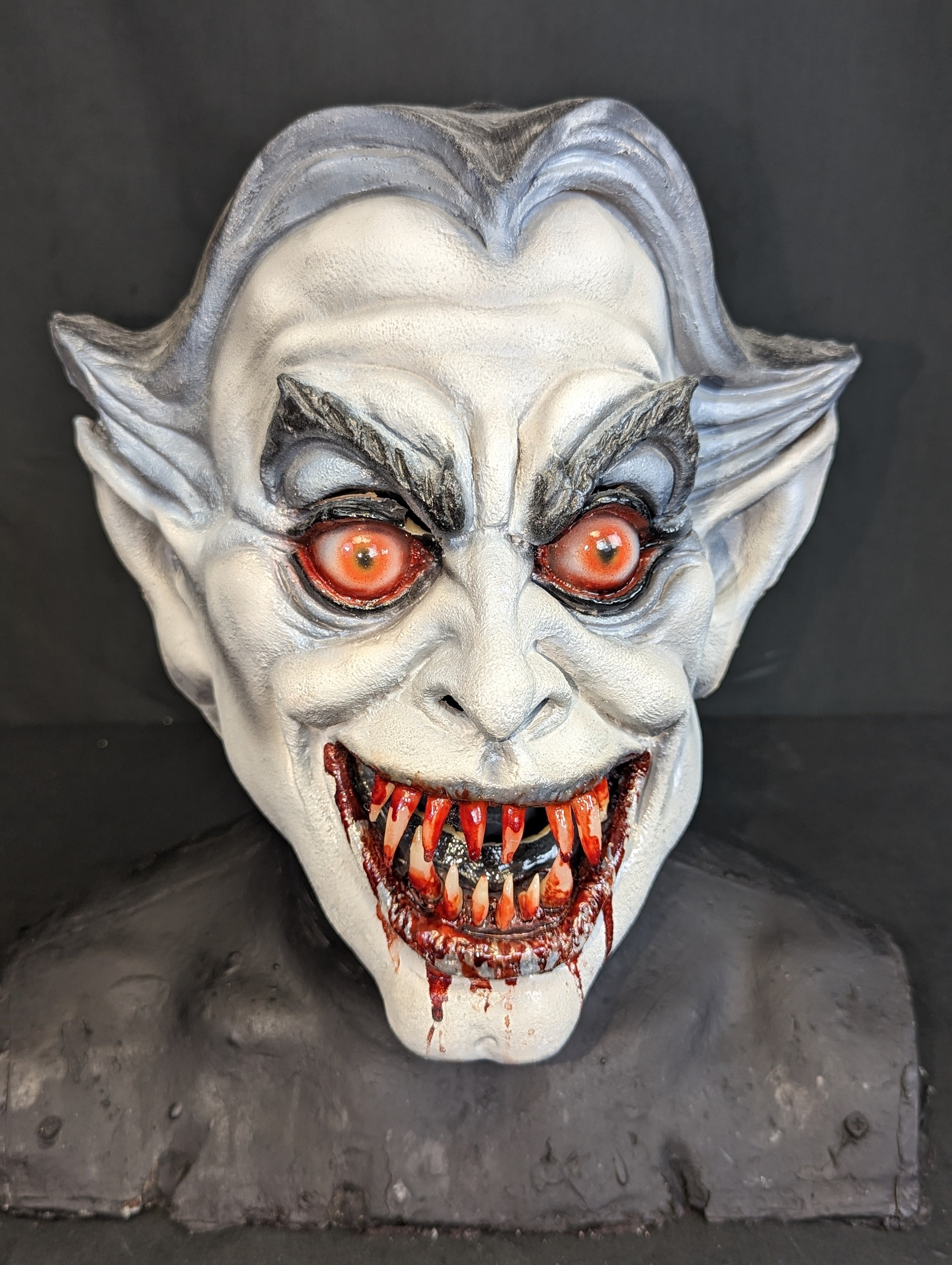 Count Dorkula Retro Latex Mask-2