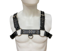 Black Buckle Bulldog Harness