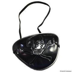 Skull & Crossbones See-Through Eyepatch - Pirate Accessory