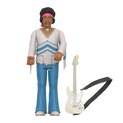 3.75" Jimi Hendrix Festival ReAction Collectible Action Figure w/ Guitar