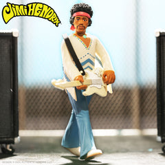 3.75" Jimi Hendrix Festival ReAction Collectible Action Figure w/ Guitar