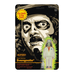 3.75" Svengoolie Glow in The Dark ReAction Collectible Action Figure & Rubber Chicken