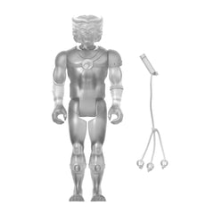 ThunderCats: 3.75 Tygra Clear Edition ReAction Collectible Action Figure & Clear Bolo Whip