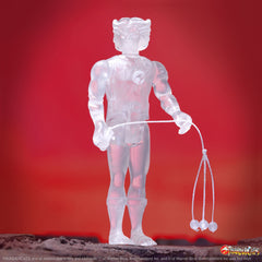 ThunderCats: 3.75 Tygra Clear Edition ReAction Collectible Action Figure & Clear Bolo Whip