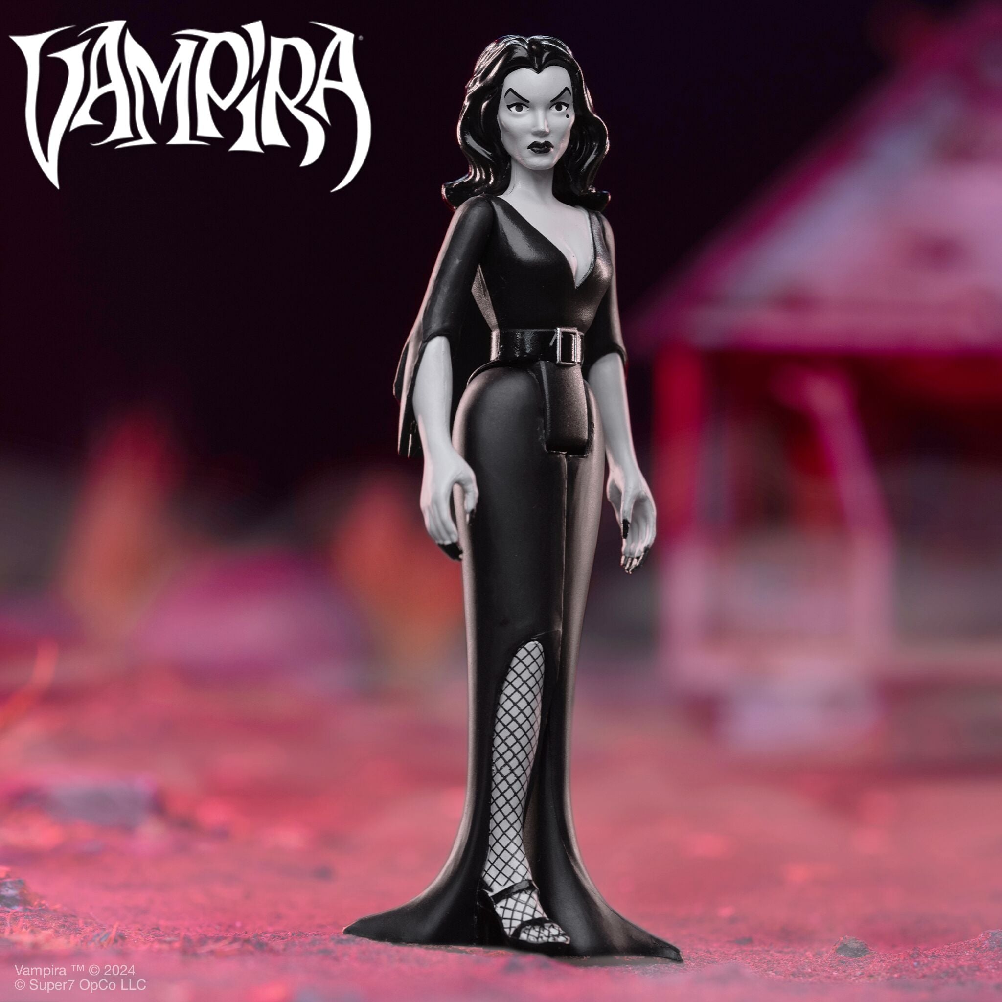 Plan 9 From Outer Space: 3.75" Vampira Grayscale ReAction Collectible Action Figure