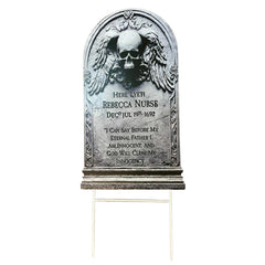 Ghosts of Salem Metal Lawn Decor Tombstones
