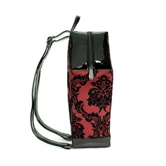 Damask Coffin Backpack w/ Satin Lining