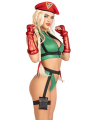 Street Fighter Cammy Sexy Women's Adult Costume