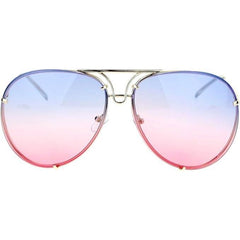 Aviator Ocean Lens Sunglasses