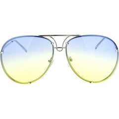 Aviator Ocean Lens Sunglasses