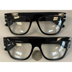 Black Flat Top Frame Glasses