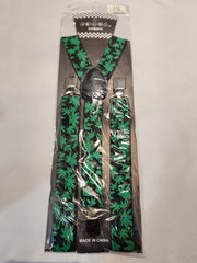 Green Leaf Suspenders