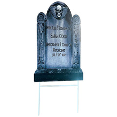 Ghosts of Salem Metal Lawn Decor Tombstones