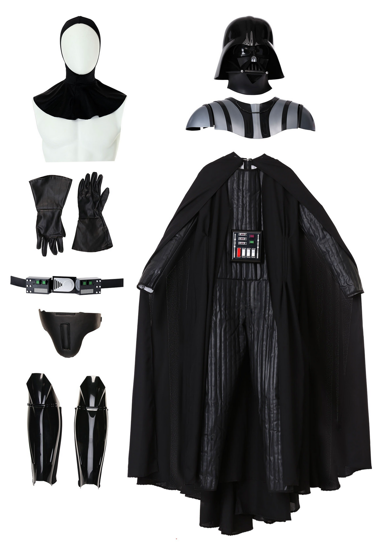 Supreme Edition Darth Vader Adult Costume w/ LED Lights & Sounds