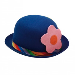 Colorful Clown Bowler Hat