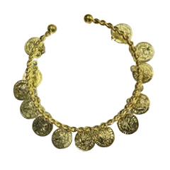 Gold Coin Arm Bracelet