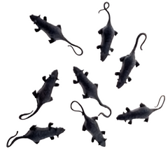 Tiny Black Mouse Prop