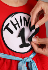 Dr.Seuss Thing 1 & Thing 2 Girls Costume