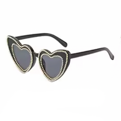 Double Heart Shaped Sunglasses