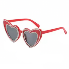 Double Heart Shaped Sunglasses