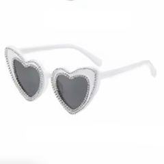 Double Heart Shaped Sunglasses