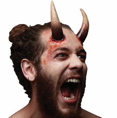 Large Horns Rubber Latex Prosthetic