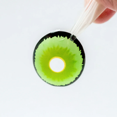 Princess Pinky Green Scar Sclera Contacts