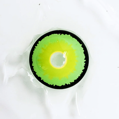 Princess Pinky Green Scar Sclera Contacts