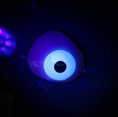 Pinky Paradise White UV Reactive Eye Contacts
