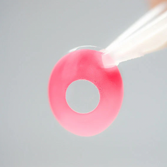 Pinky Paradise Pink UV Reactive Eye Contacts