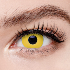 Pinky Paradise Yellow UV Reactive Eye Contacts