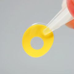 Pinky Paradise Yellow UV Reactive Eye Contacts