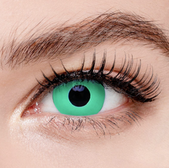 Pinky Paradise Green UV Reactive Eye Contacts