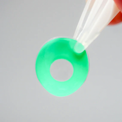 Pinky Paradise Green UV Reactive Eye Contacts