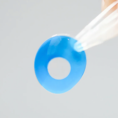 Pinky Paradise Blue UV Reactive Eye Contacts