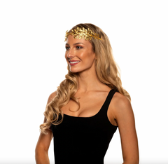 Greek Gold Leaf Half Metal Headband