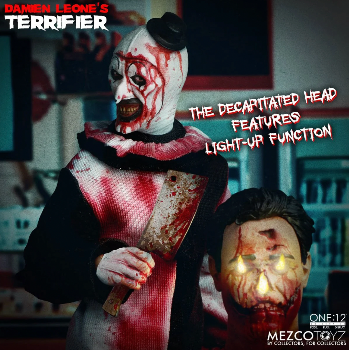 Terrifier Tools Terrifier Art the Clown Deluxe One:12 Collective Action Figure ...