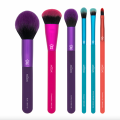 Complete Face 6pc Makeup Brush Kit