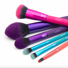 Complete Face 6pc Makeup Brush Kit