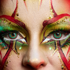 Burning Man Theatrical Contact Lenses