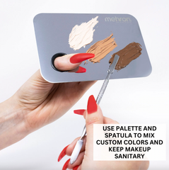 Stainless Steel Artist Mixing Palette with Spatula