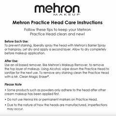 Mehron Practice Head