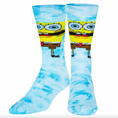 Wavy Bob Tie Dyed Men's Crew Socks