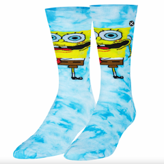 Wavy Bob Tie Dyed Men's Crew Socks
