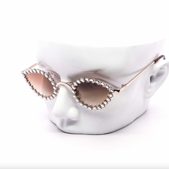 Mini Teardrop Rhinestone Sunglasses