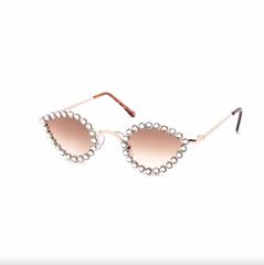 Mini Teardrop Rhinestone Sunglasses